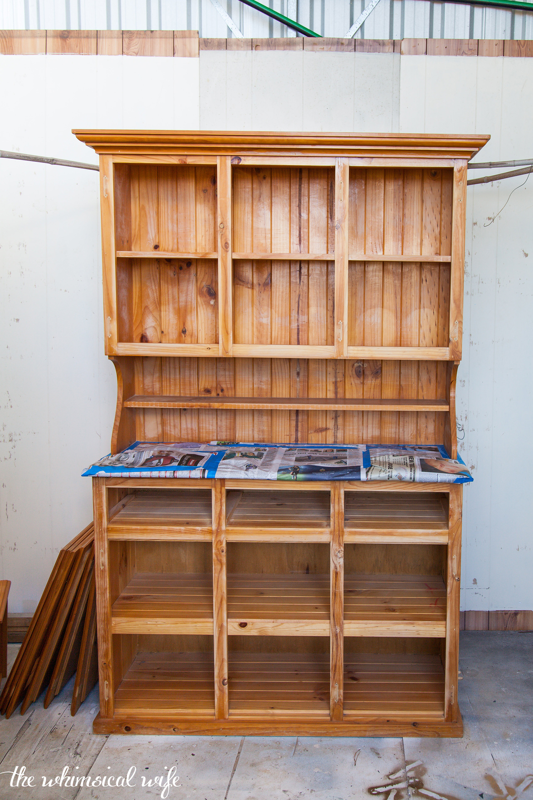 Mid century 2024 kitchen hutch